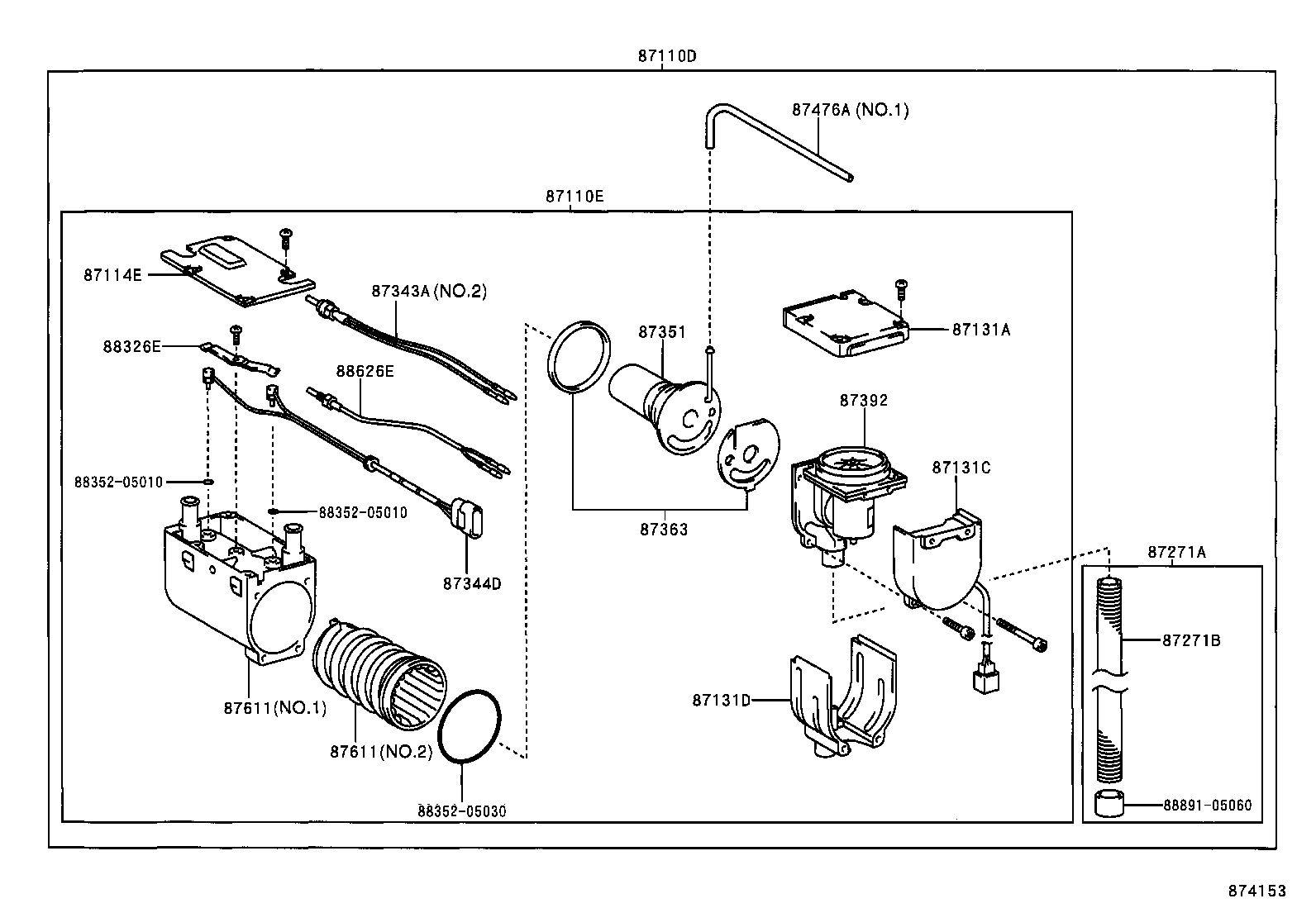  AVENSIS |  HEATING AIR CONDITIONING WATER PIPING