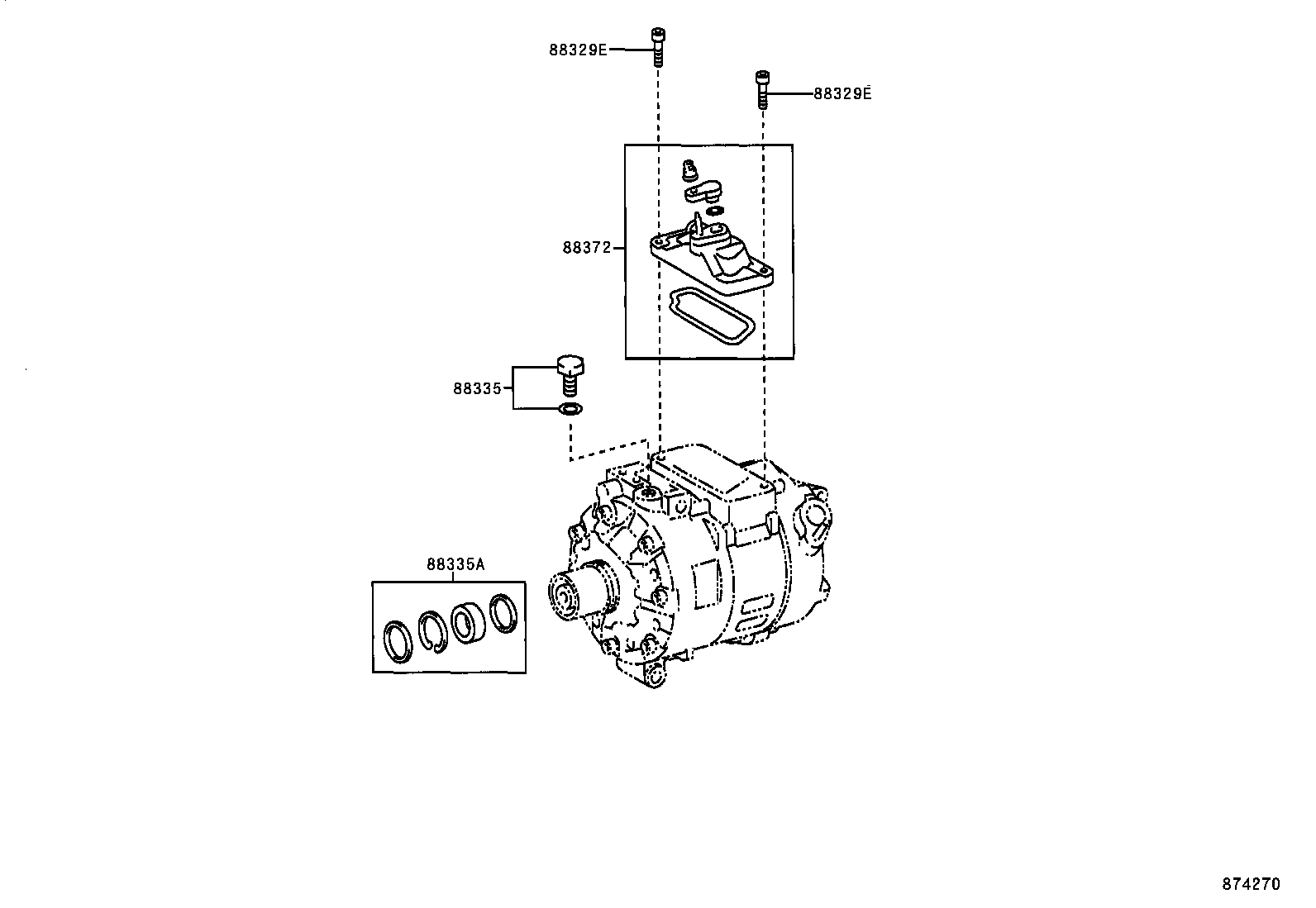  GS300 430 |  HEATING AIR CONDITIONING COMPRESSOR