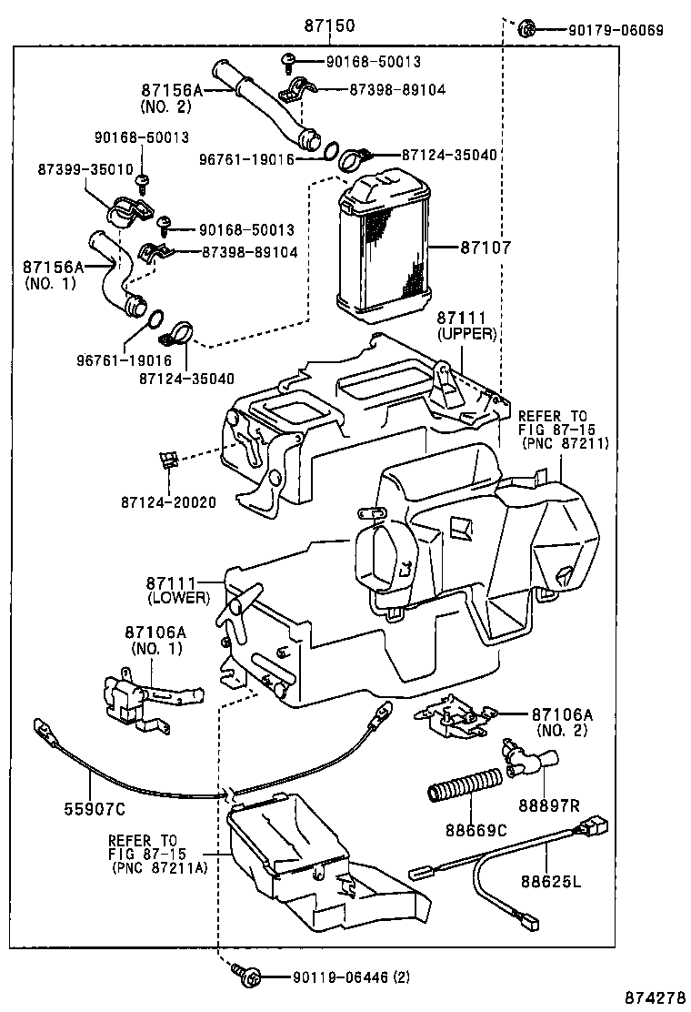  LAND CRUISER 90 |  HEATING AIR CONDITIONING HEATER UNIT BLOWER