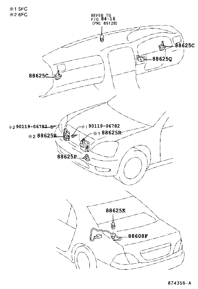  LS430 |  HEATING AIR CONDITIONING CONTROL AIR DUCT