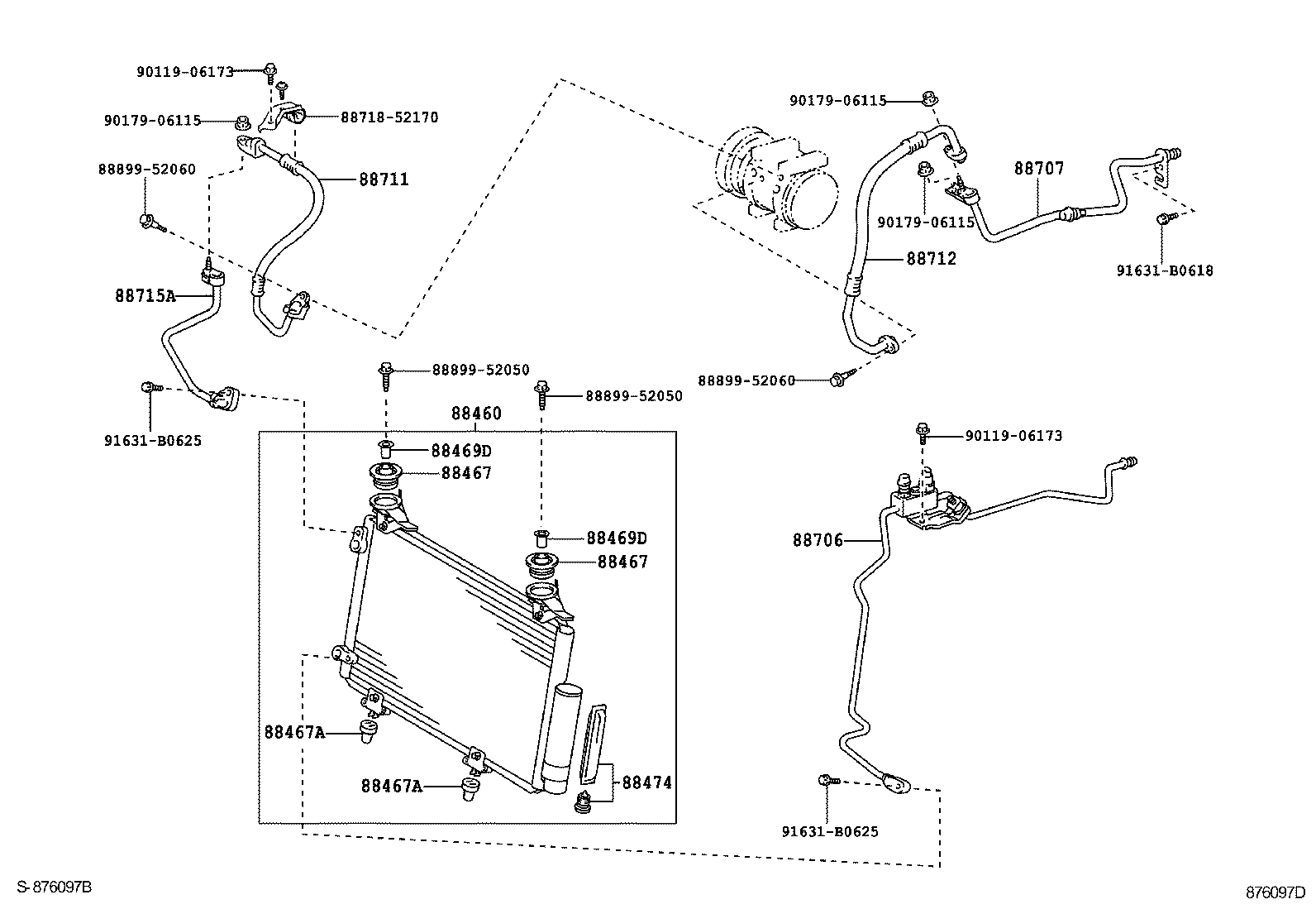  YARIS JPP |  HEATING AIR CONDITIONING COOLER PIPING