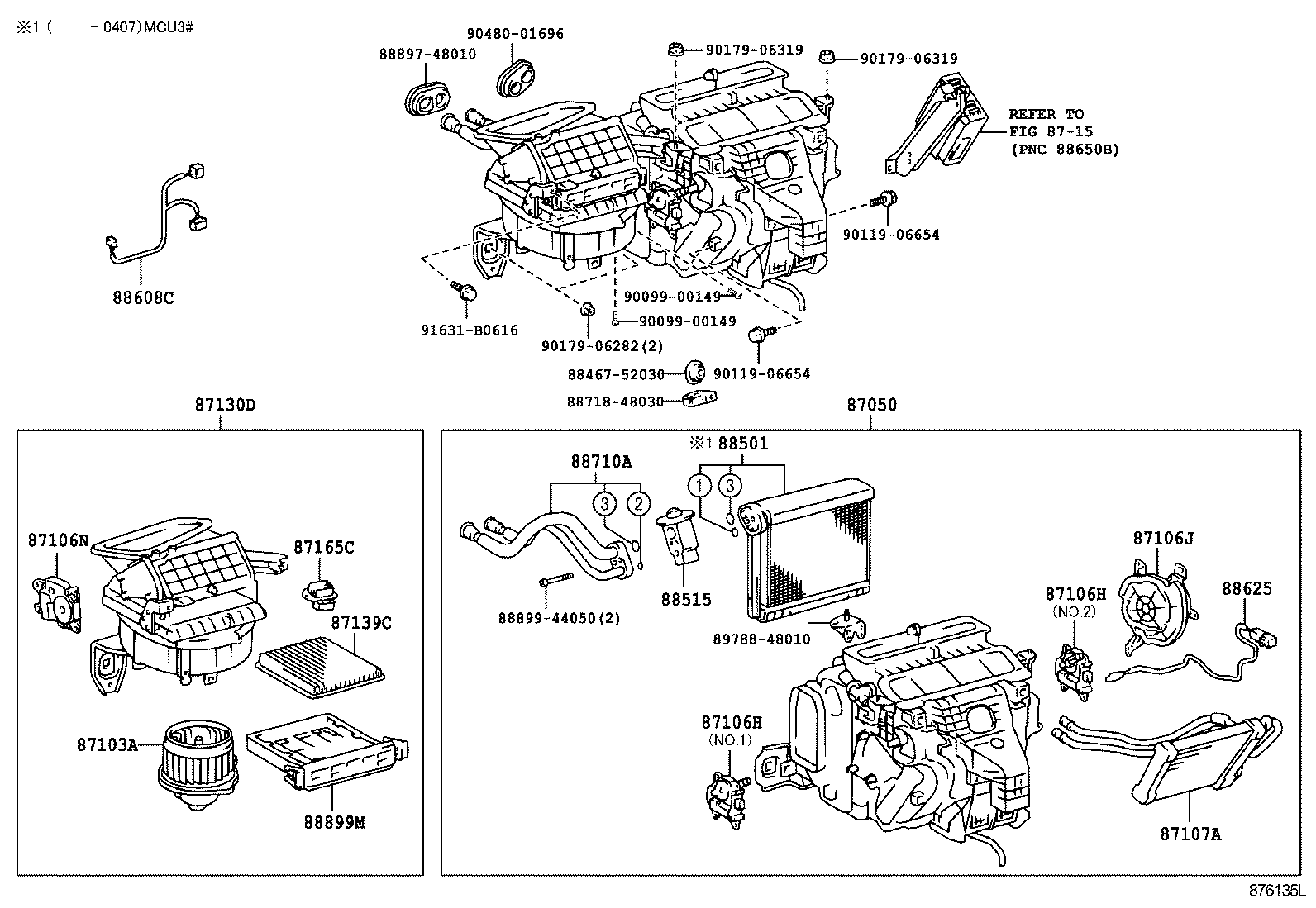  RX300 330 350 |  HEATING AIR CONDITIONING COOLER UNIT