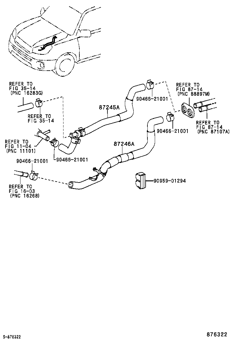  RAV4 |  HEATING AIR CONDITIONING WATER PIPING