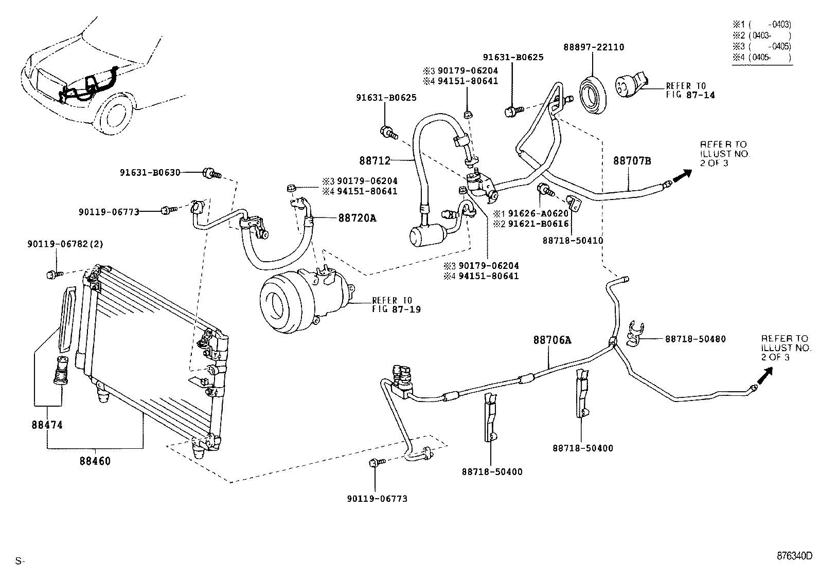  LS430 |  HEATING AIR CONDITIONING COOLER PIPING