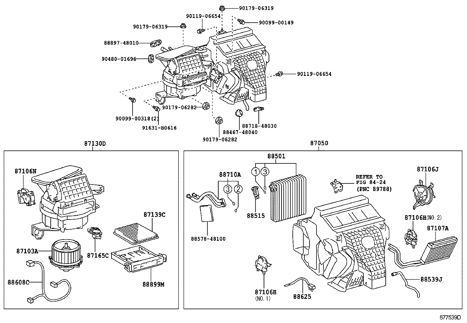  RX400H |  HEATING AIR CONDITIONING COOLER UNIT