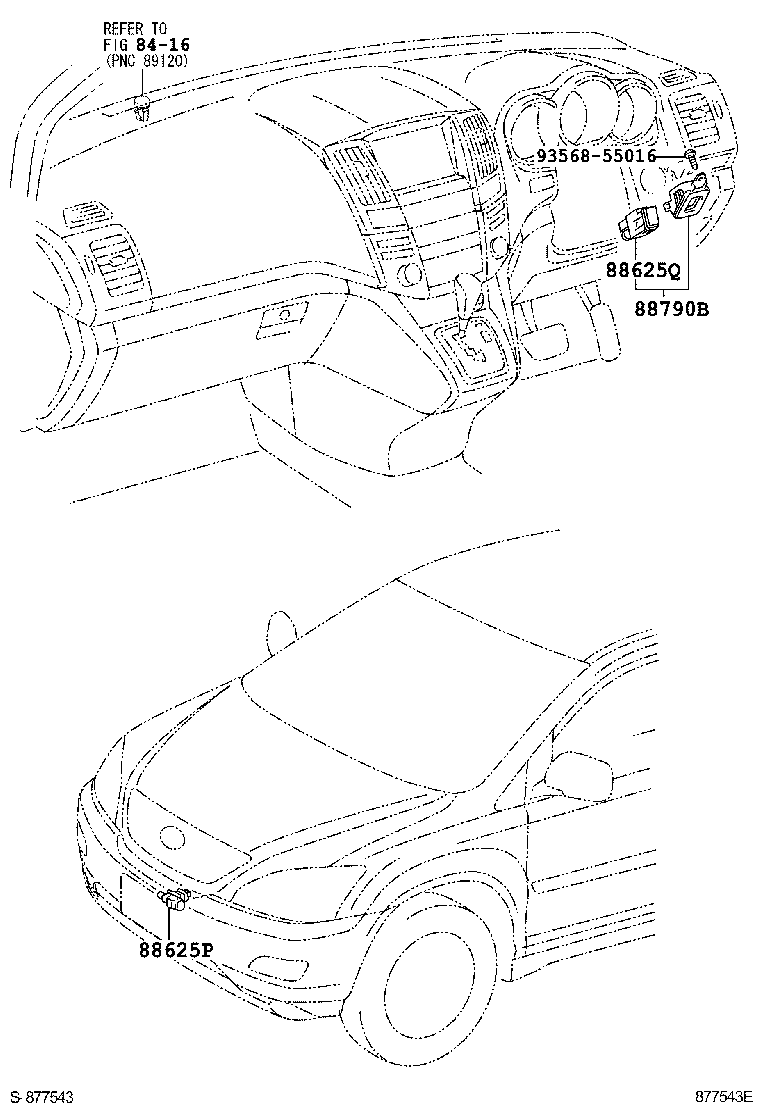  RX400H |  HEATING AIR CONDITIONING CONTROL AIR DUCT