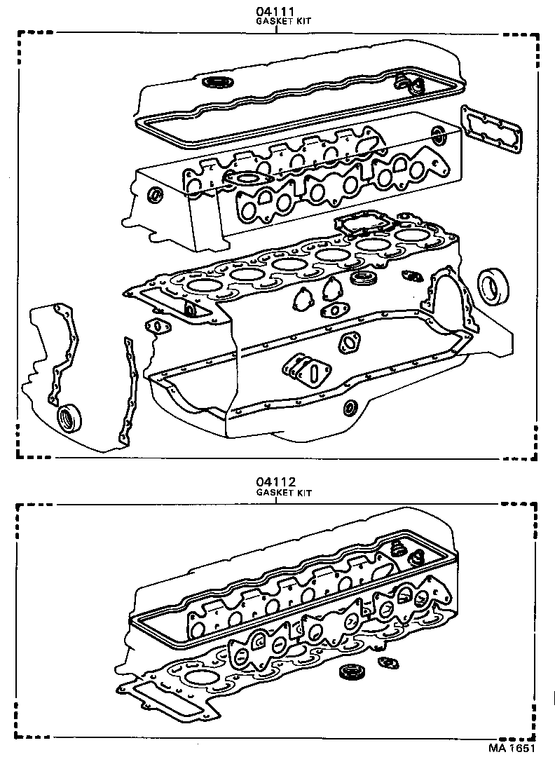  CRESSIDA |  ENGINE OVERHAUL GASKET KIT