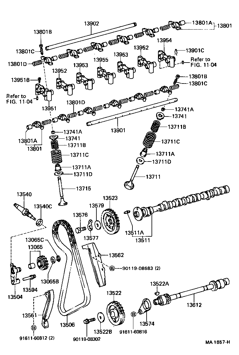  CRESSIDA |  CAMSHAFT VALVE