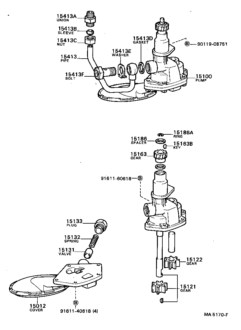  CRESSIDA |  ENGINE OIL PUMP