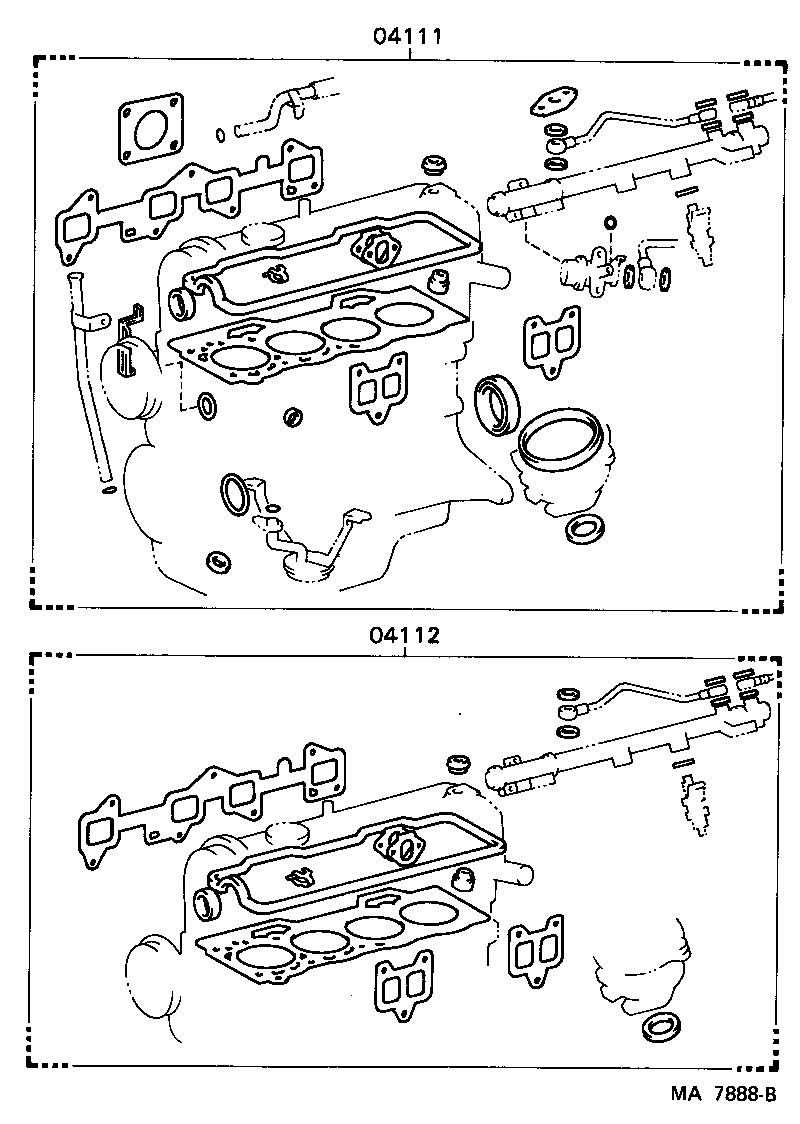  COROLLA |  ENGINE OVERHAUL GASKET KIT