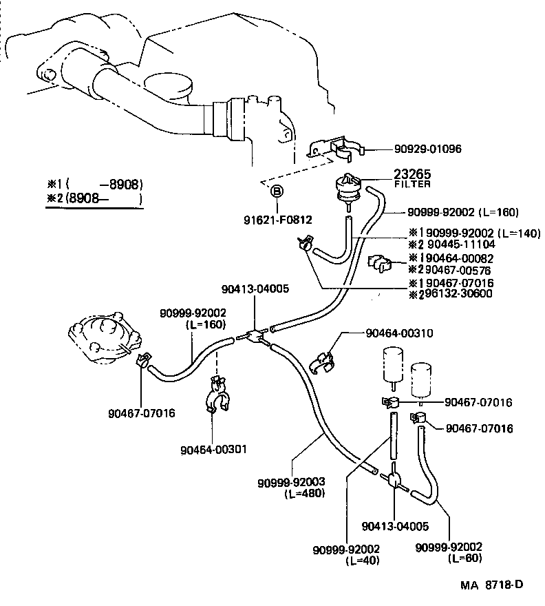  LAND CRUISER 70 |  VACUUM PIPING