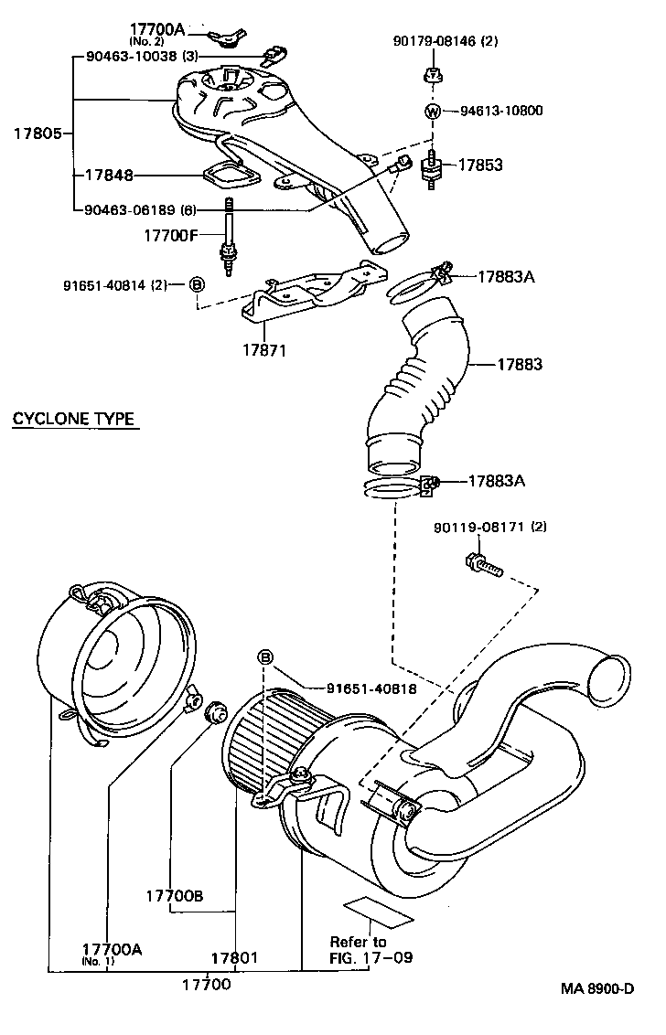  HILUX |  AIR CLEANER