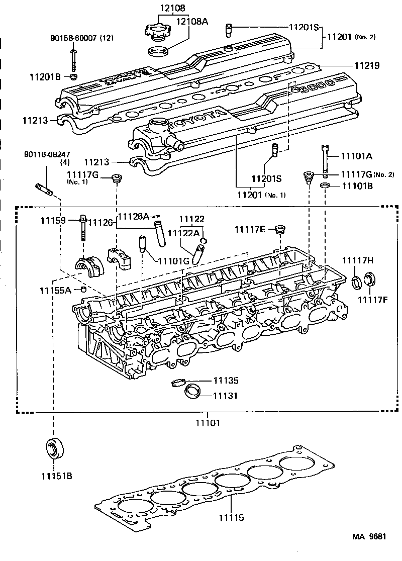  CRESSIDA |  CYLINDER HEAD