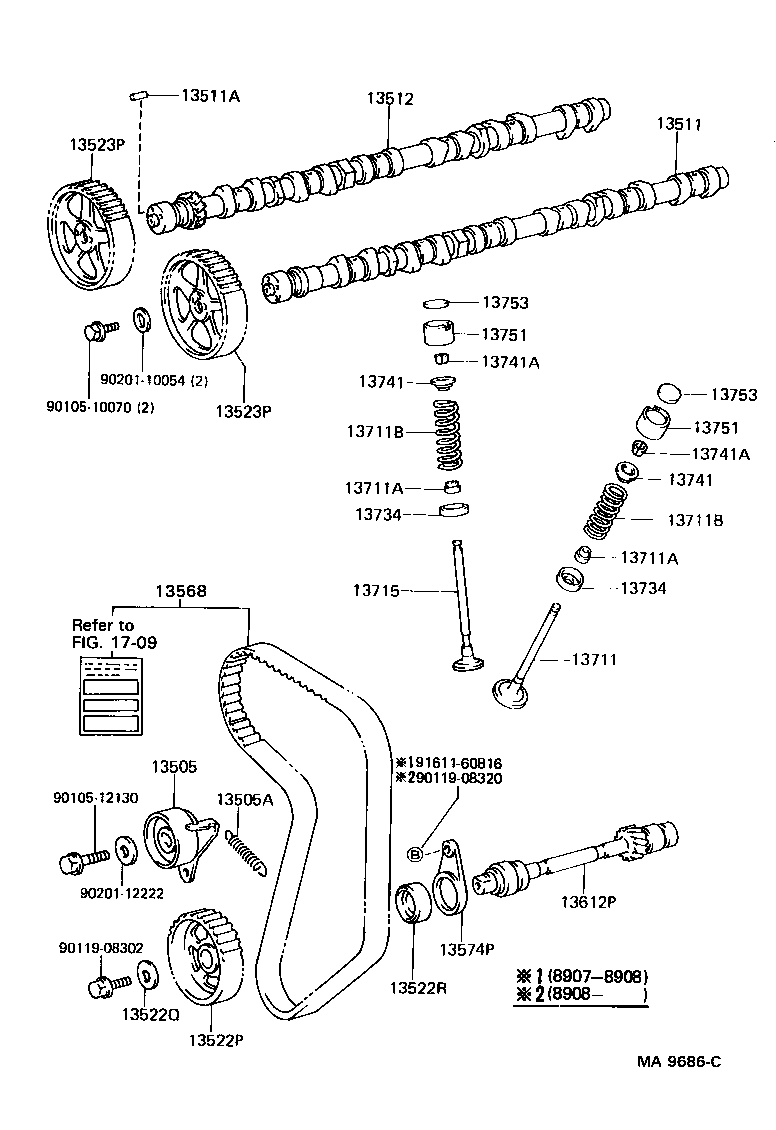  CRESSIDA |  CAMSHAFT VALVE