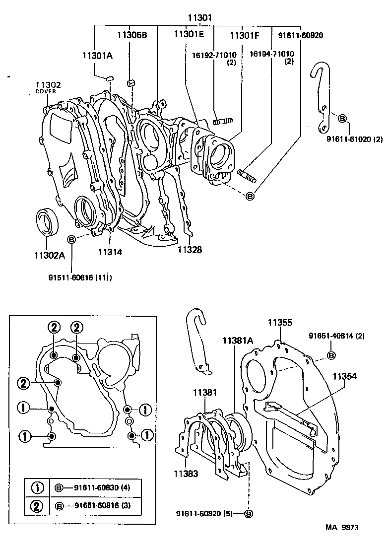  DYNA150 |  TIMING GEAR COVER REAR END PLATE