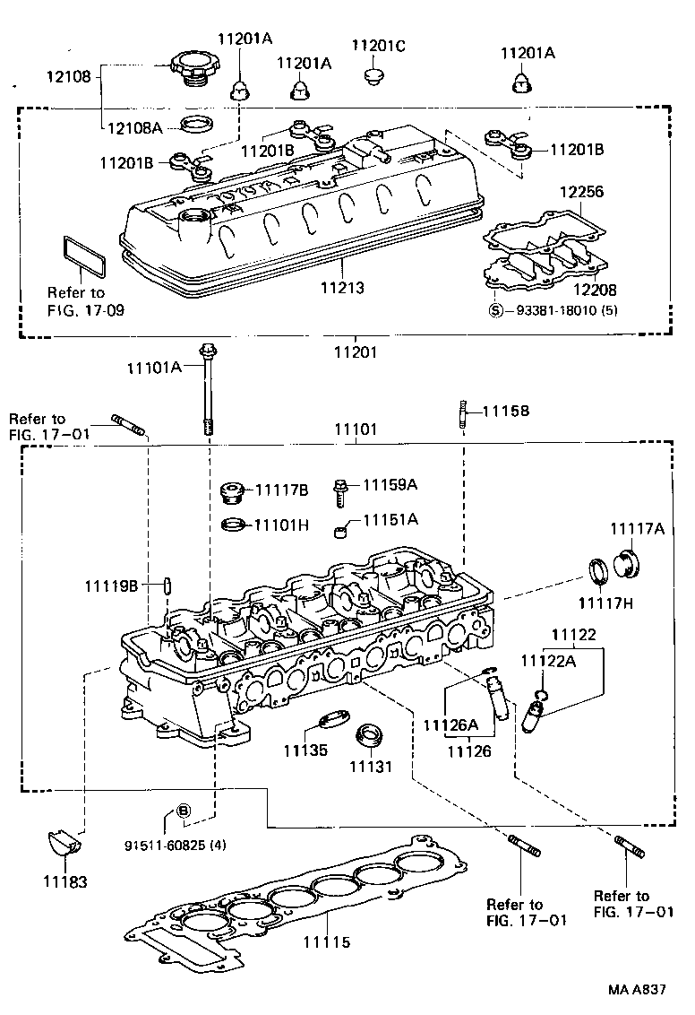  CRESSIDA |  CYLINDER HEAD