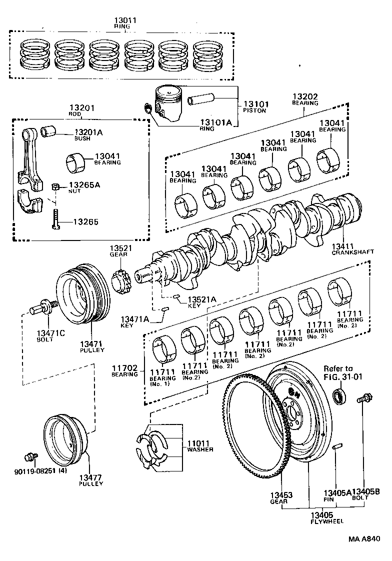  CRESSIDA |  CRANKSHAFT PISTON