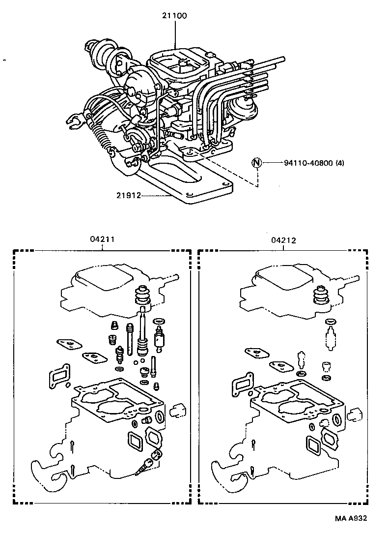 HILUX |  CARBURETOR ASSEMBLY