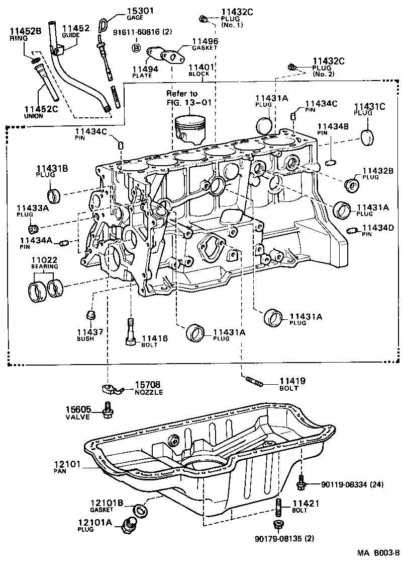  SUPRA |  CYLINDER BLOCK