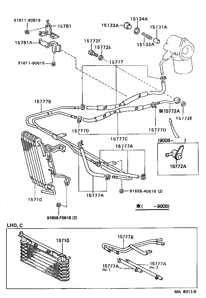  SUPRA |  ENGINE OIL COOLER