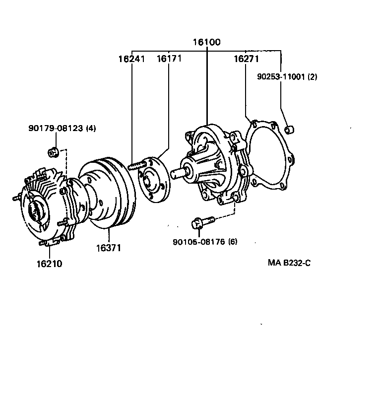  DYNA150 |  WATER PUMP