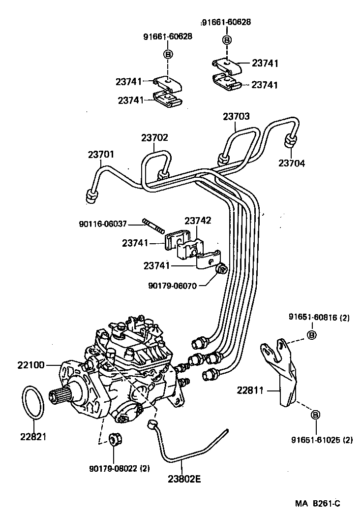  LAND CRUISER 70 |  INJECTION PUMP ASSEMBLY