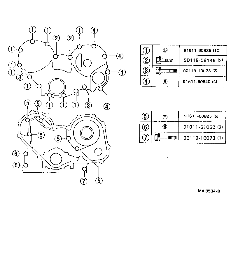  DYNA200 |  TIMING GEAR COVER REAR END PLATE