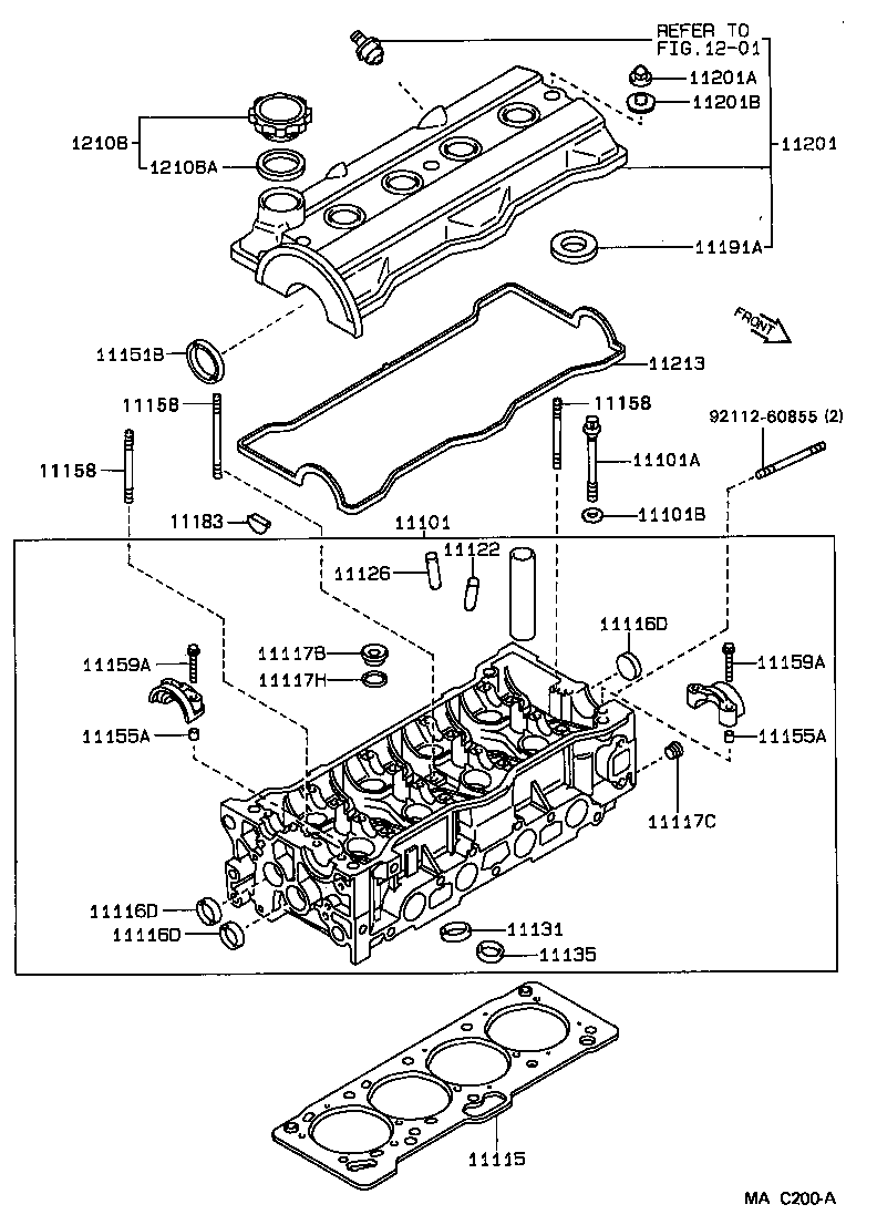  COROLLA WAGON |  CYLINDER HEAD