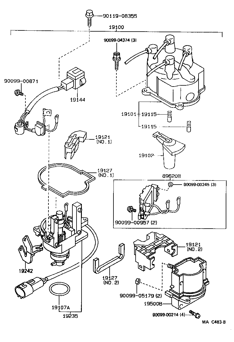  CELICA |  DISTRIBUTOR