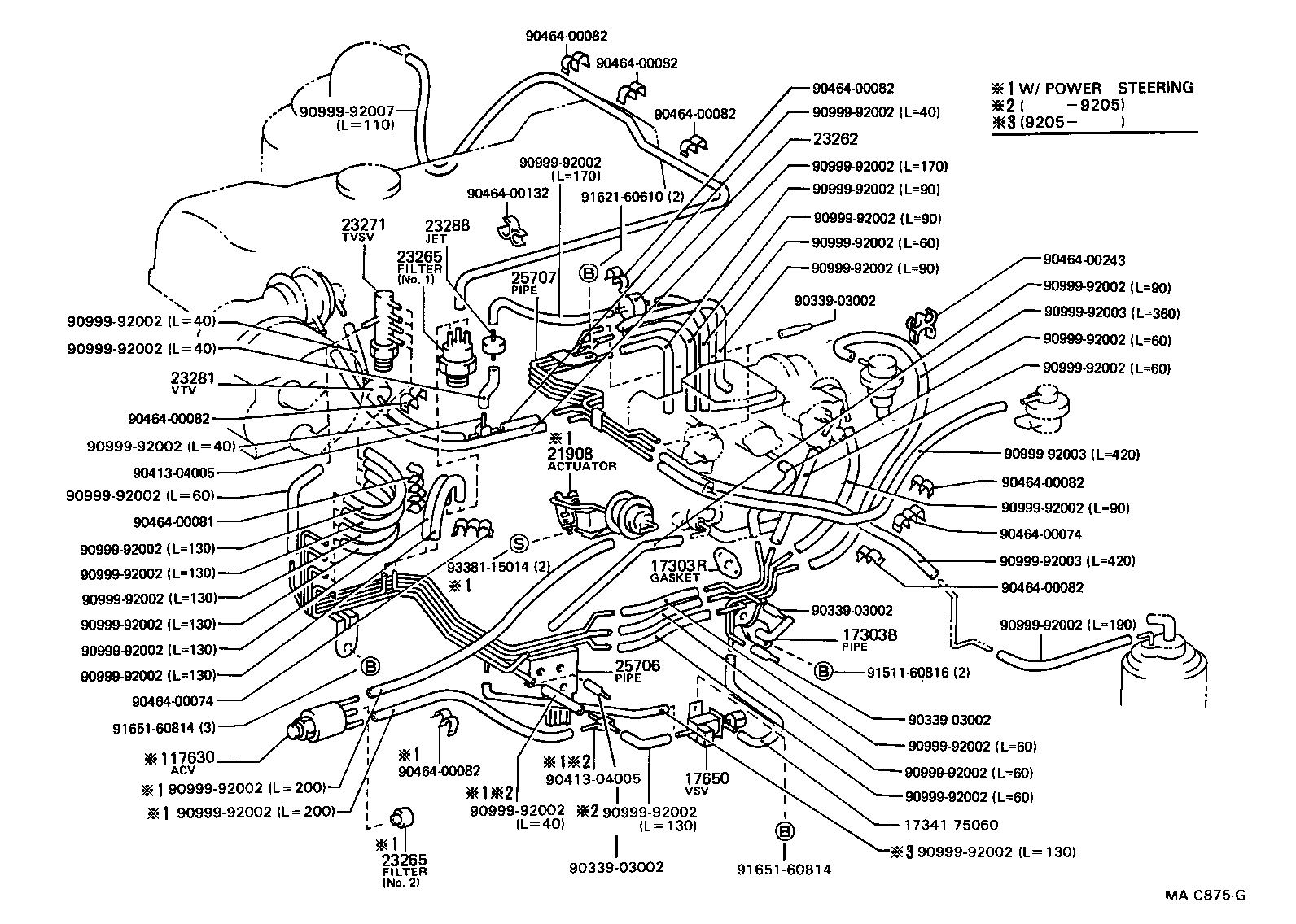  HIACE VAN COMUTER |  VACUUM PIPING