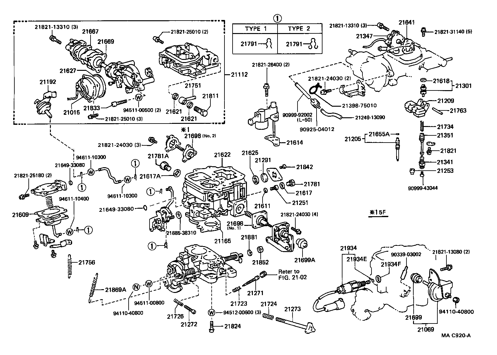  HIACE VAN COMUTER |  CARBURETOR