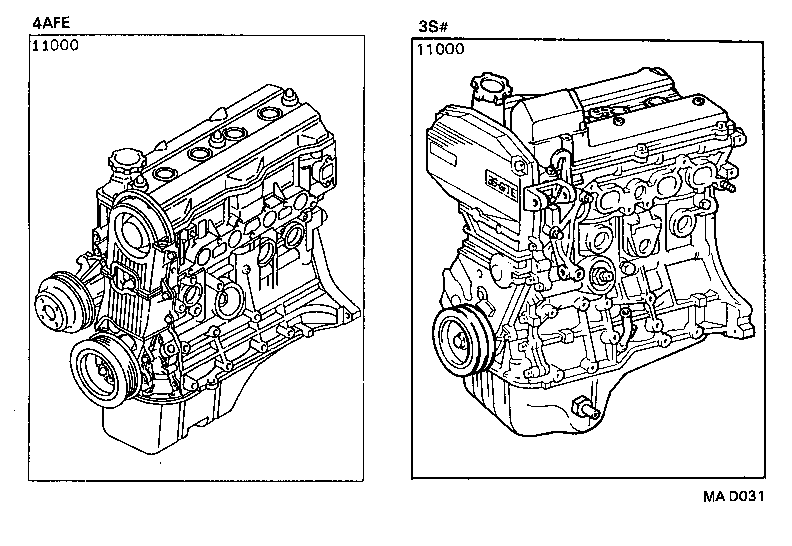  CELICA |  PARTIAL ENGINE ASSEMBLY