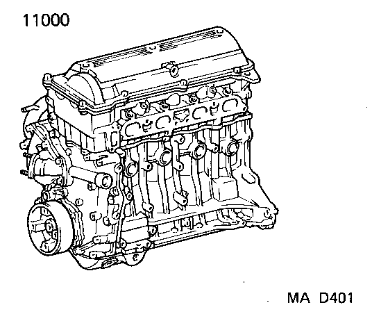  PREVIA |  PARTIAL ENGINE ASSEMBLY