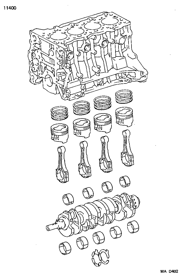  PREVIA |  SHORT BLOCK ASSEMBLY