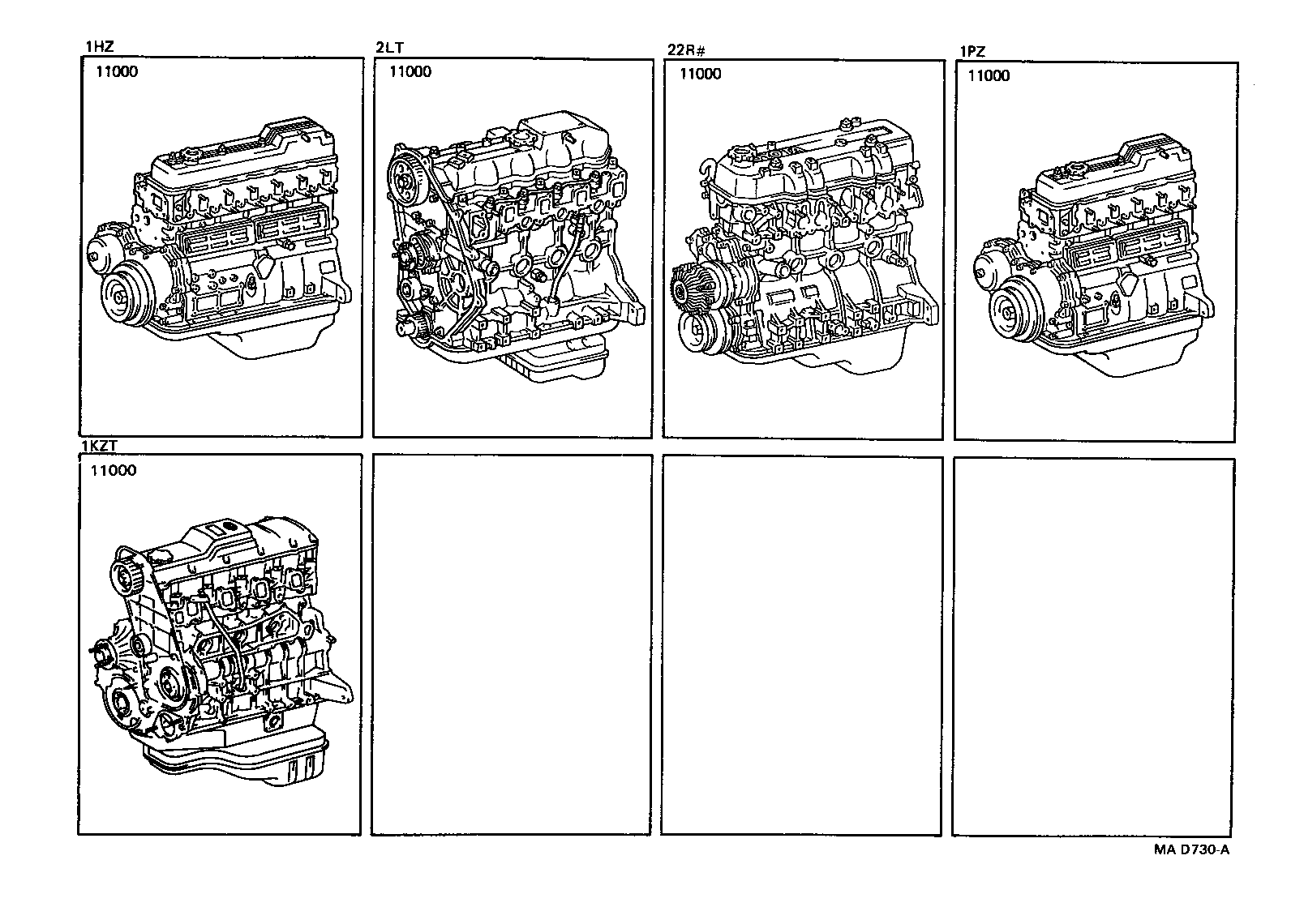  LAND CRUISER 70 |  PARTIAL ENGINE ASSEMBLY