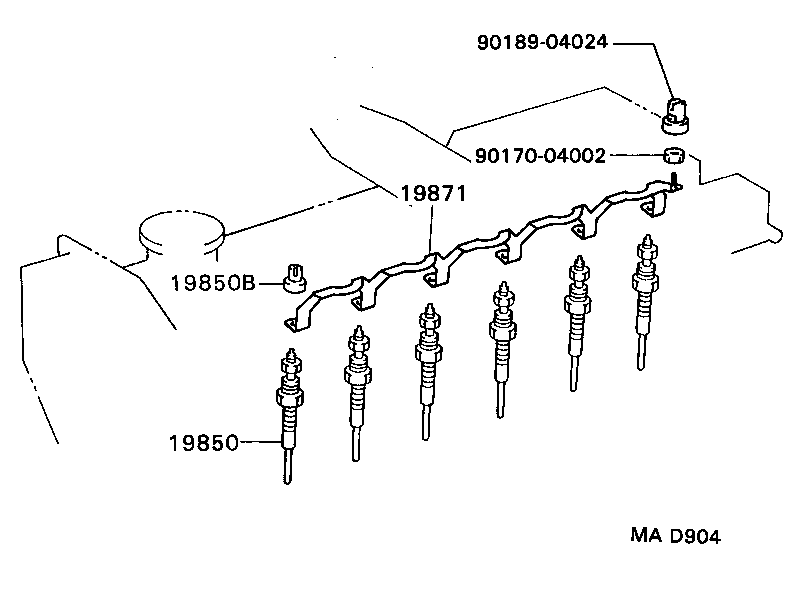  LAND CRUISER 80 |  IGNITION COIL SPARK PLUG