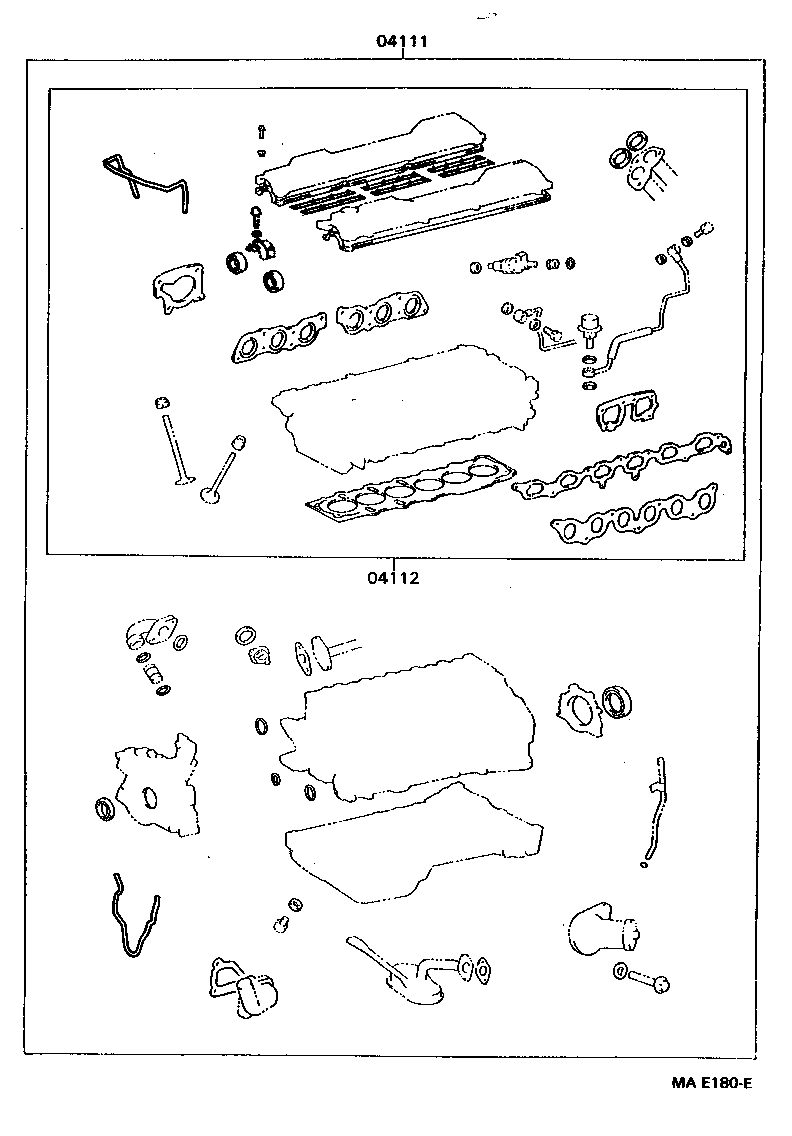  GS300 |  ENGINE OVERHAUL GASKET KIT