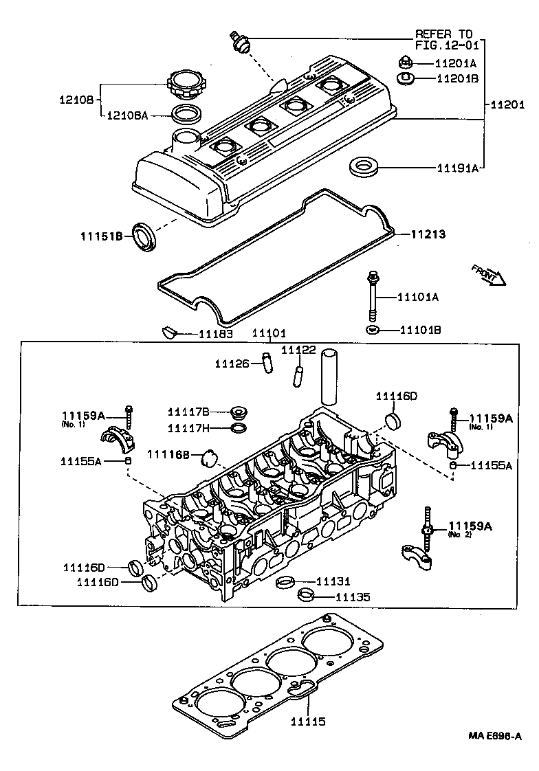  CARINA E |  CYLINDER HEAD