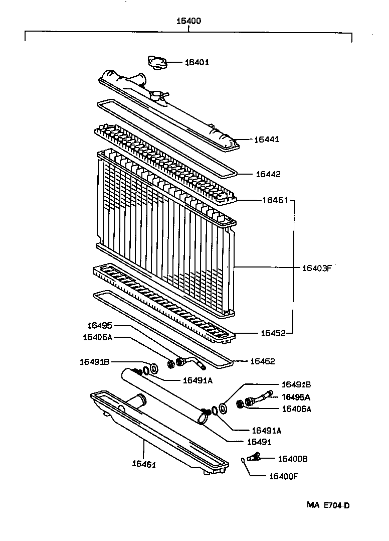  CAMRY WG |  RADIATOR WATER OUTLET