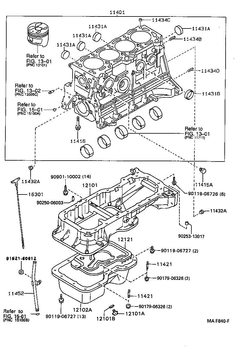  CARINA E UKP |  CYLINDER BLOCK