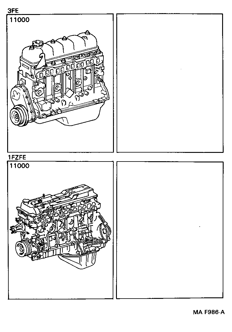  LAND CRUISER 80 |  PARTIAL ENGINE ASSEMBLY