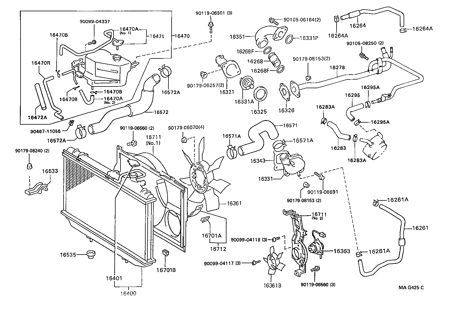  GS300 |  RADIATOR WATER OUTLET