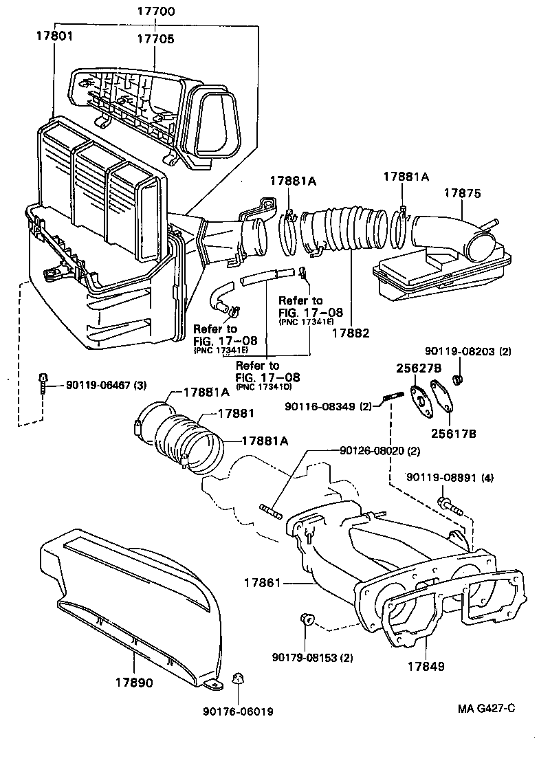  GS300 |  AIR CLEANER