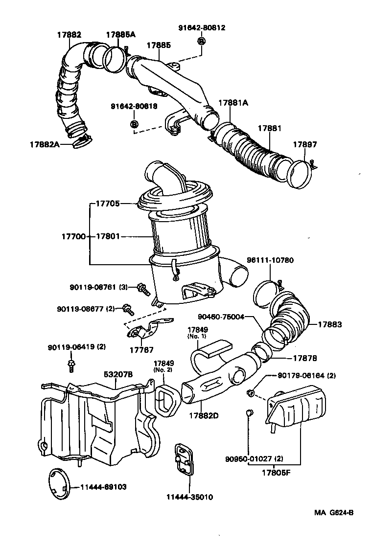  HILUX |  AIR CLEANER