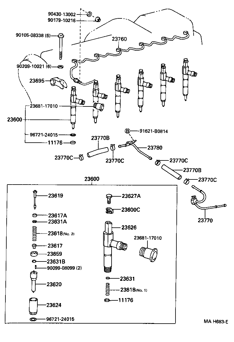  LAND CRUISER 80 |  INJECTION NOZZLE