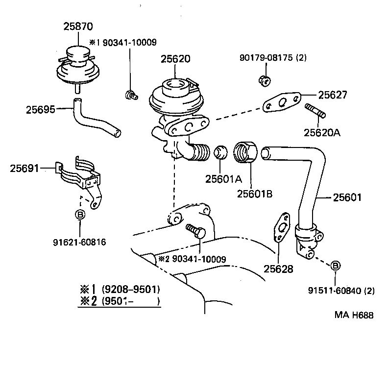  LAND CRUISER 80 |  EXHAUST GAS RECIRCULATION SYSTEM