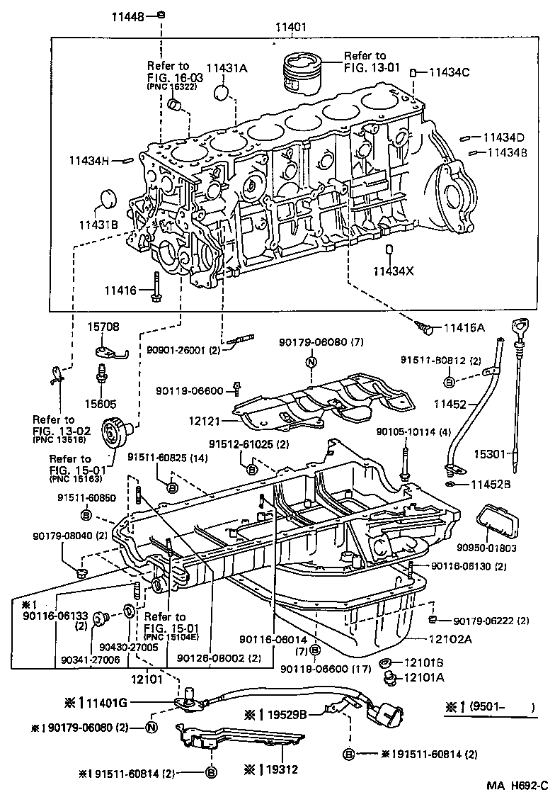  LAND CRUISER 80 |  CYLINDER BLOCK