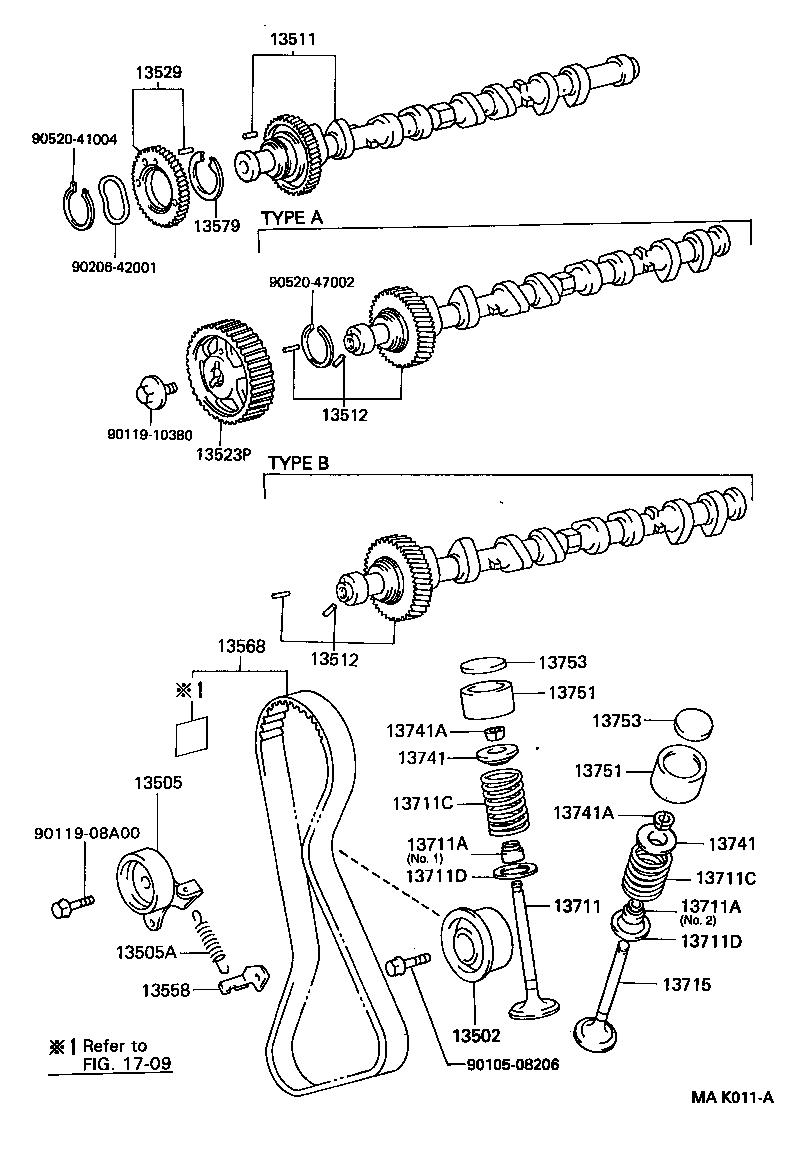  STARLET |  CAMSHAFT VALVE