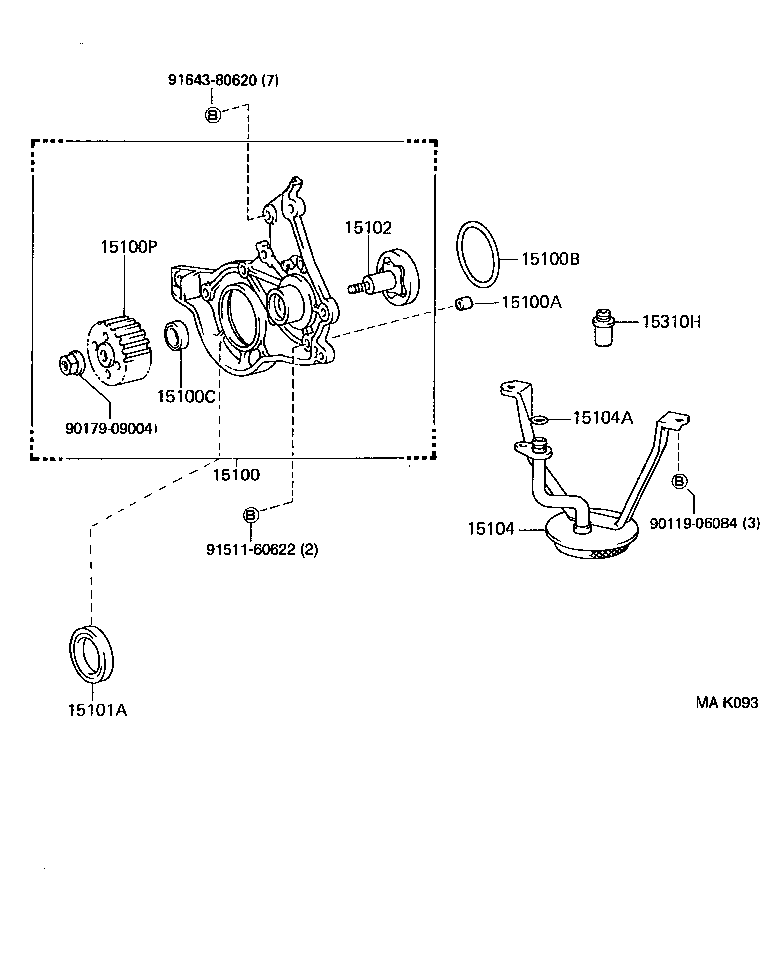  STARLET |  ENGINE OIL PUMP