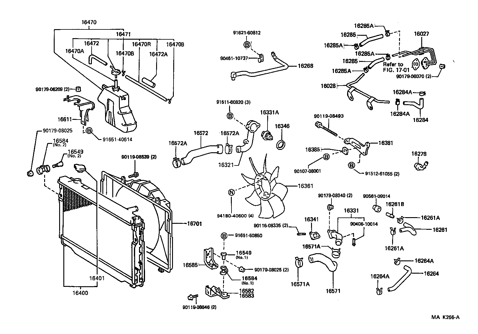  LAND CRUISER 80 |  RADIATOR WATER OUTLET